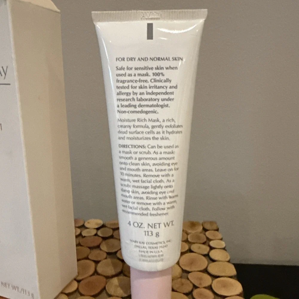 Mary Kay Moisture Rich Mask Formula 1‎ - 4 oz / 113g - New In Box - 1061/00